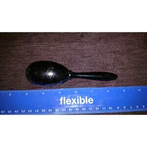 Black painted wooden sock darner great shape